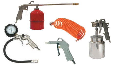 Kits outils et accessoires - 8221032P - KIT 5 PIECES -  PEINTURE/GONFLAGE/NETTOYAGE