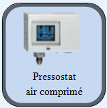 Pressostat air comprimé réglable (haute et basse pression)