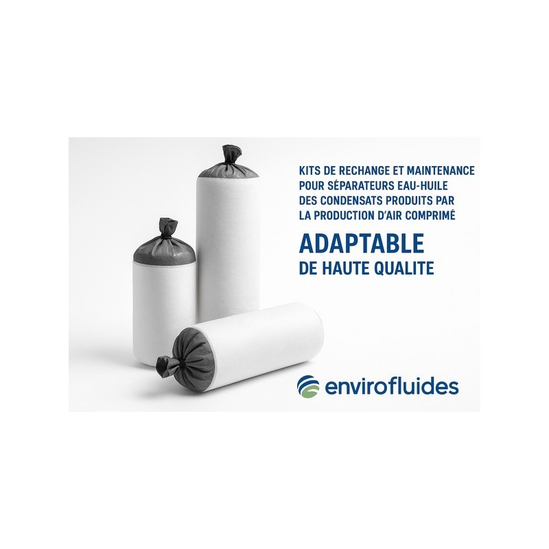 RECHANGE POUR SEPARATEUR EAU-HUILE Air Comprimé | Version Adaptable ... |SAV, Maintenance et Pièces Détachés| Envirofluides