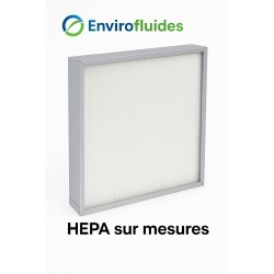 Filtre HEPA sur mesures | filtration air & ventilation - ENVIROFLUIDES.com