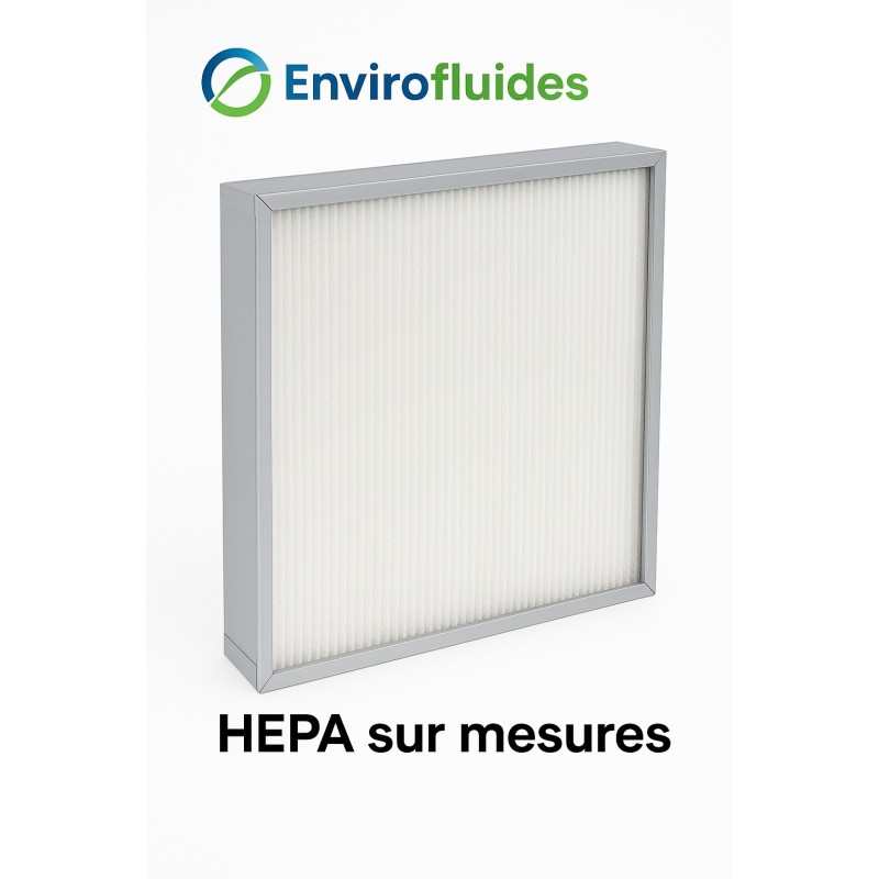 Filtre HEPA sur mesures | filtration air & ventilation - ENVIROFLUIDES.com