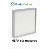 Filtre HEPA sur mesures | filtration air & ventilation - ENVIROFLUIDES.com