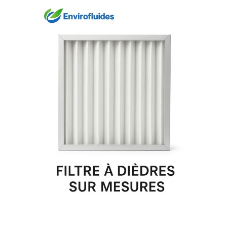 Filtre à dièdres-  sur mesures | Préfiltration air & ventilation - ENVIROFLUIDES.com