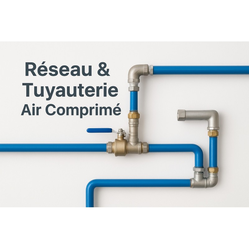Solutions complètes pour la conception, la fourniture et l’installation de réseaux d’air comprimé