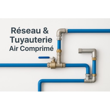 Solutions complètes pour la conception, la fourniture et l’installation de réseaux d’air comprimé