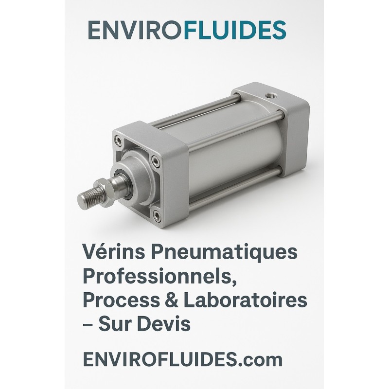 vérins pneumatiques Professionnels / process / laboratoires / ... – Envirofluides