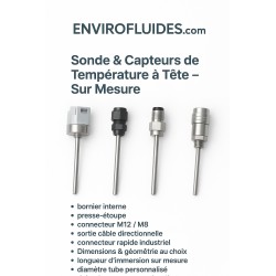 Sondes & Capteurs de Température à Tête – Sur Mesure, ...  – Envirofluides