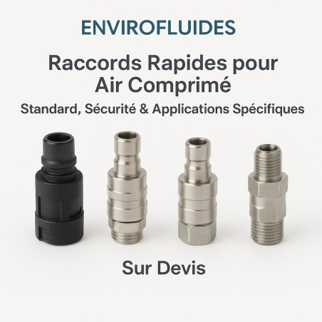 Raccords Rapides pour Air Comprimé – Standard, Sécurité & Applications Spécifiques