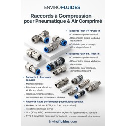 Raccord à compression Pneumatiques & Air Comprimé – Standard, Sécurité & Applications Spécifiques