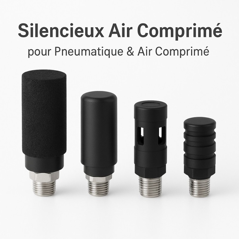 Silencieux Air Comprimé – Standard, Sécurité & Applications Spécifiques