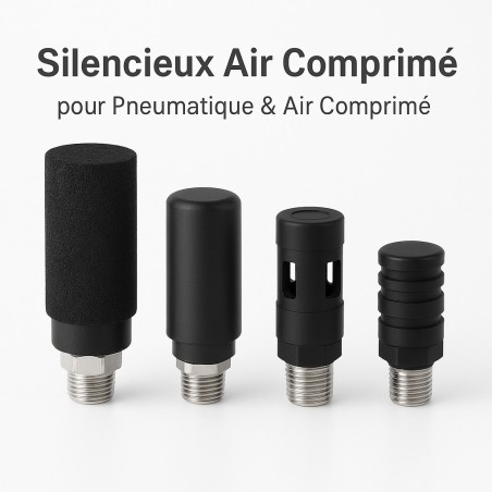 Silencieux Air Comprimé – Standard, Sécurité & Applications Spécifiques