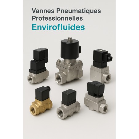 Vannes Pneumatiques Professionnelles – Process, Laboratoires & Applications Industrielles – Envirofluides