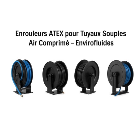Enrouleurs pour Tuyaux Souples Air Comprimé ATEX – Envirofluides