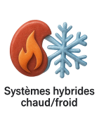 Systèmes hybrides chaud/froid