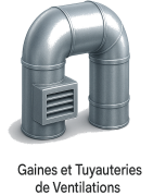 Gaines et Tuyauteries de Ventilations